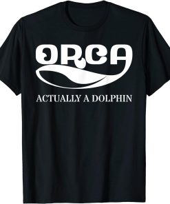 Orca Whale Dolphin Retro Ocean Graphic Vintage Sea Design T-Shirt