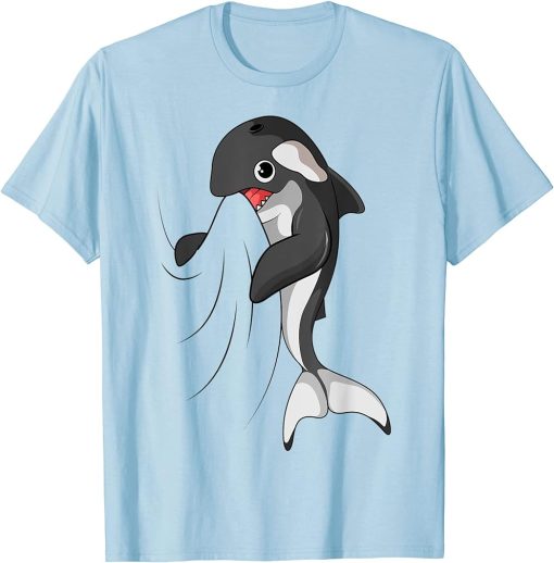 Orca Whale Kids Girls Boys T-Shirt