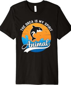 The Orca Is My Spirit Animal - Vintage Killer Whale Premium T-Shirt