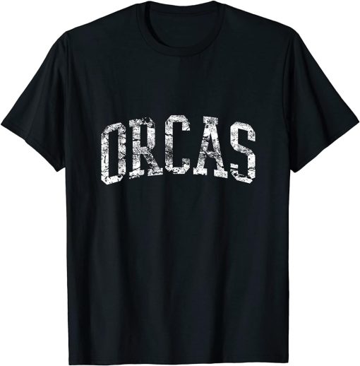 Orcas Athletic Arch College University Alumni T-Shirt