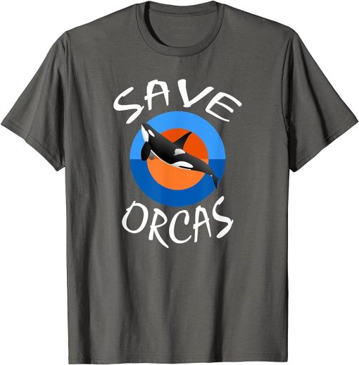 Killer Whale T-shirt - Save Orcas Ocean Biologist See Panda