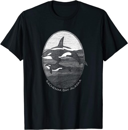 Kachemak Bay Alaska Orca Whale Graphic Souvenir T-Shirt