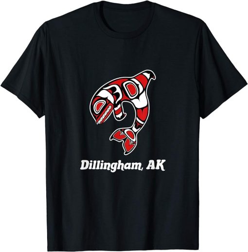 Native American Dillingham AK Tribal Orca Killer Whale T-Shirt